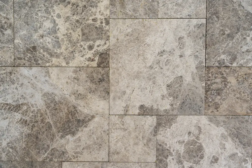 Marble-pattern stone tile texture
